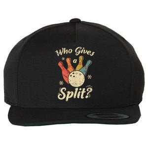 Bowling Who Gives A Split Bowler Bowling Team Wool Snapback Cap