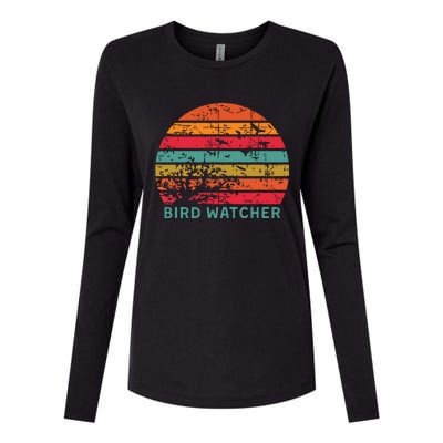 Bird Watcher Gift Birding Bird Watching Womens Cotton Relaxed Long Sleeve T-Shirt