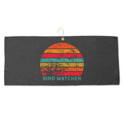 Bird Watcher Gift Birding Bird Watching Large Microfiber Waffle Golf Towel