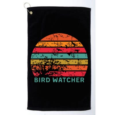 Bird Watcher Gift Birding Bird Watching Platinum Collection Golf Towel