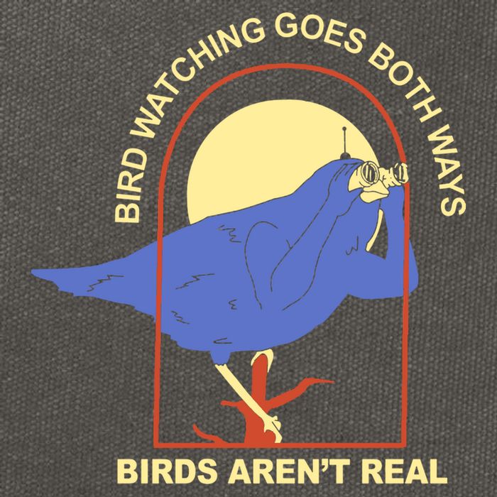 Bird Watching Goes Both Ways Birds Aren't Real Cotton Canvas Backpack