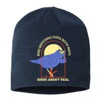 Bird Watching Goes Both Ways Birds Aren't Real Sustainable Beanie