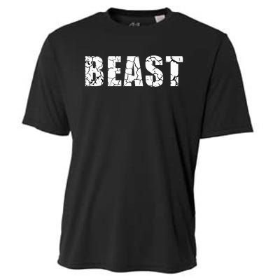 Beast Workout Gym Sport Mode Trendy Cool Looking Cooling Performance Crew T-Shirt