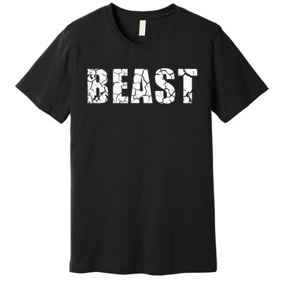 Beast Workout Gym Sport Mode Trendy Cool Looking Premium T-Shirt