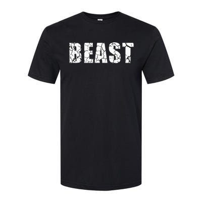 Beast Workout Gym Sport Mode Trendy Cool Looking Softstyle CVC T-Shirt