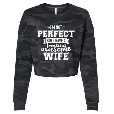 Best Wife Gift For Husband Valentines Day Cropped Pullover Crew