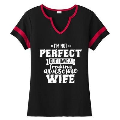 Best Wife Gift For Husband Valentines Day Ladies Halftime Notch Neck Tee