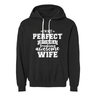 Best Wife Gift For Husband Valentines Day Garment-Dyed Fleece Hoodie