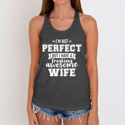 Best Wife Gift For Husband Valentines Day Women's Knotted Racerback Tank