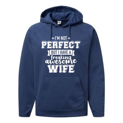 Best Wife Gift For Husband Valentines Day Performance Fleece Hoodie