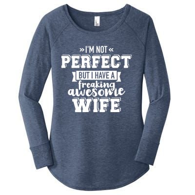 Best Wife Gift For Husband Valentines Day Women's Perfect Tri Tunic Long Sleeve Shirt