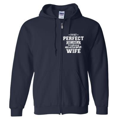 Best Wife Gift For Husband Valentines Day Full Zip Hoodie