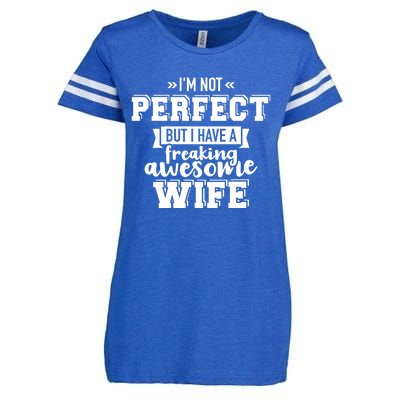 Best Wife Gift For Husband Valentines Day Enza Ladies Jersey Football T-Shirt