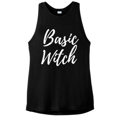 Basic Witch Gift Ladies PosiCharge Tri-Blend Wicking Tank