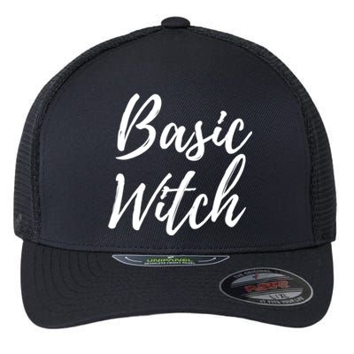 Basic Witch Gift Flexfit Unipanel Trucker Cap