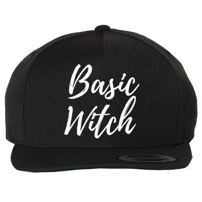 Basic Witch Gift Wool Snapback Cap