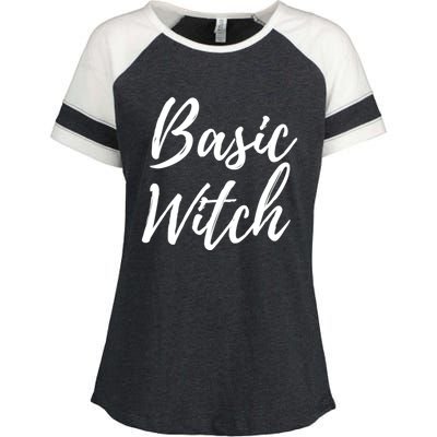 Basic Witch Gift Enza Ladies Jersey Colorblock Tee