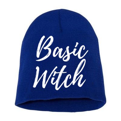 Basic Witch Gift Short Acrylic Beanie