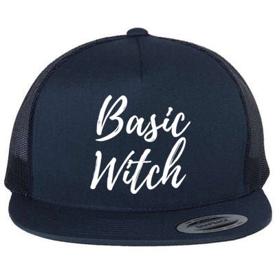 Basic Witch Gift Flat Bill Trucker Hat