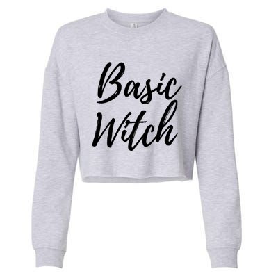 Basic Witch Gift Cropped Pullover Crew