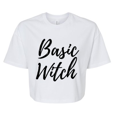 Basic Witch Gift Bella+Canvas Jersey Crop Tee