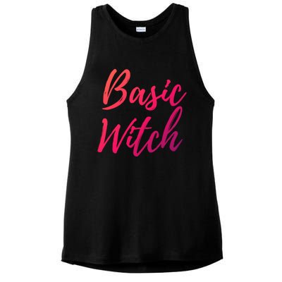 Basic Witch Gift Ladies PosiCharge Tri-Blend Wicking Tank