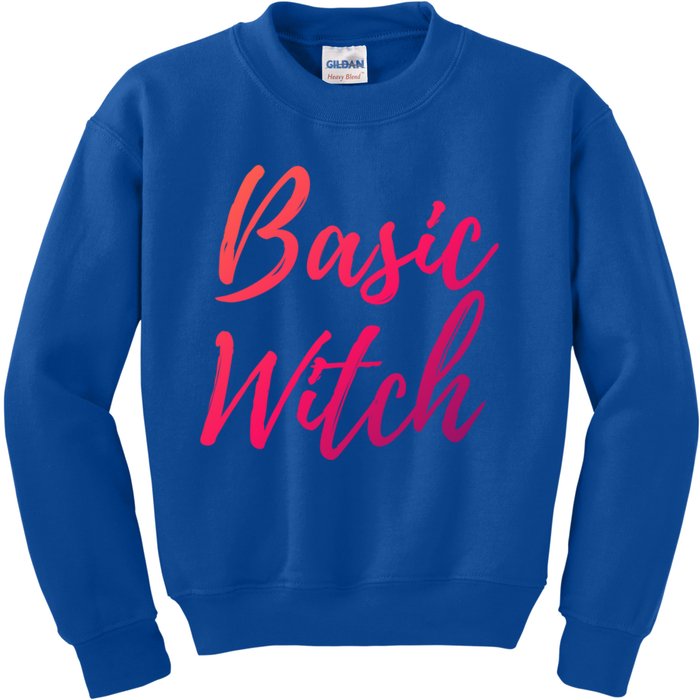 Basic Witch Gift Kids Sweatshirt