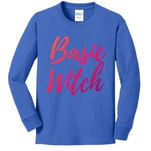 Basic Witch Gift Kids Long Sleeve Shirt