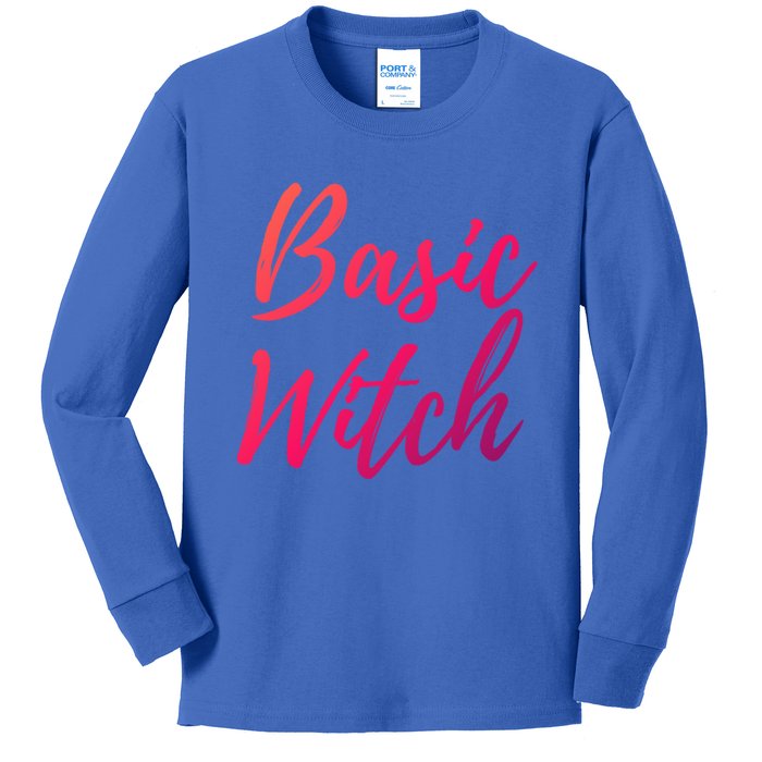 Basic Witch Gift Kids Long Sleeve Shirt