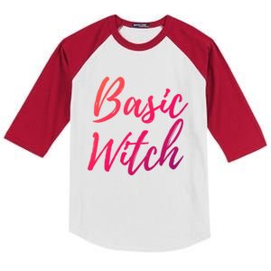 Basic Witch Gift Kids Colorblock Raglan Jersey