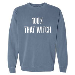 Basic Witch Gift Garment-Dyed Sweatshirt