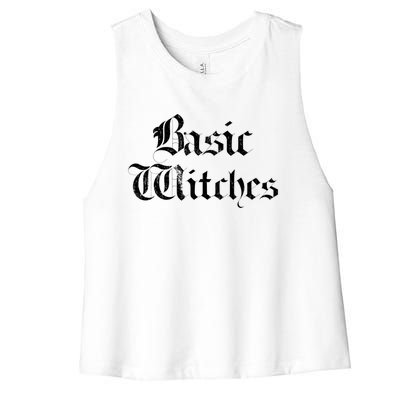 Basic Witches Gift Women's Racerback Cropped Tank