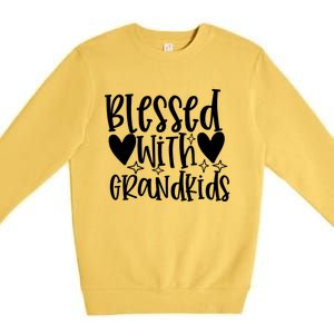 Blessed With Grand Gift Premium Crewneck Sweatshirt