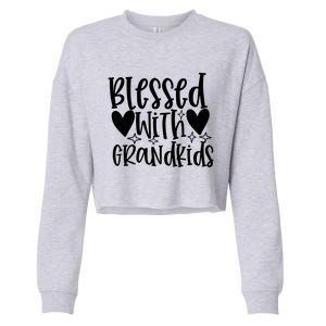 Blessed With Grand Gift Cropped Pullover Crew