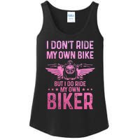 Biker Wife Girl I Ride My Own Biker Funny Motorcycle Ladies Essential Tank