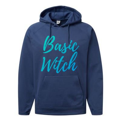 Basic Witch Gift Performance Fleece Hoodie