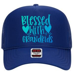 Blessed With Grand Gift High Crown Mesh Back Trucker Hat