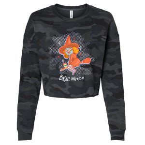 Basic Witch Gift Cropped Pullover Crew