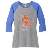 Basic Witch Gift Women's Tri-Blend 3/4-Sleeve Raglan Shirt