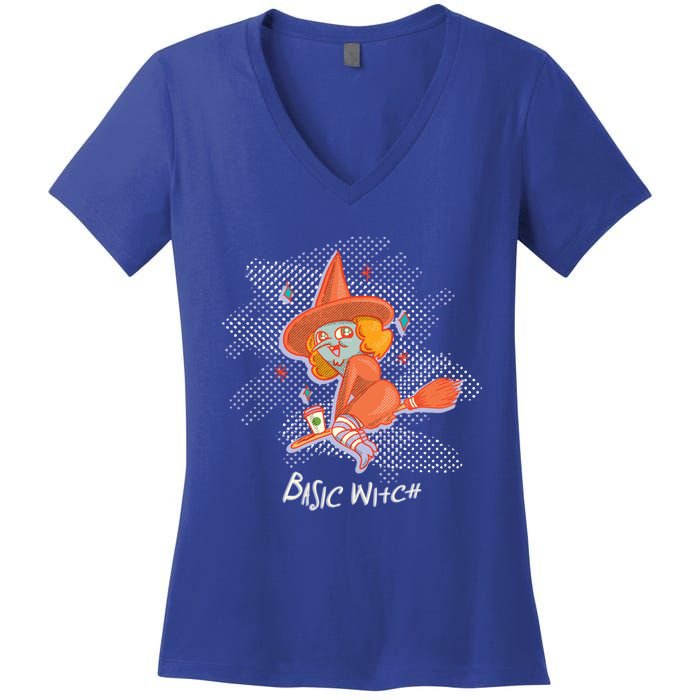 Basic Witch Gift Women's V-Neck T-Shirt