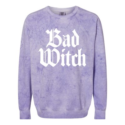 Bad Witch Good Witch Gothic Cool Gift Colorblast Crewneck Sweatshirt