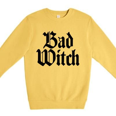 Bad Witch Good Witch Gothic Cool Gift Premium Crewneck Sweatshirt