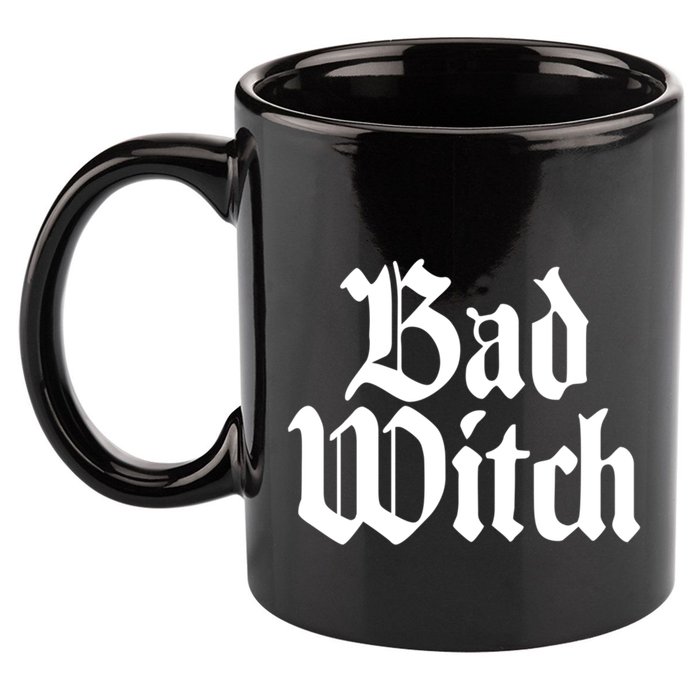 Bad Witch Good Witch Gothic Cool Gift 11oz C Handle Ceramic Mug