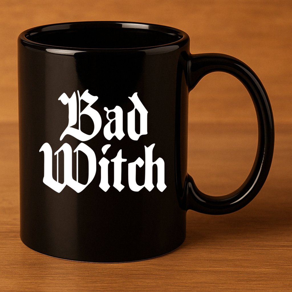 Bad Witch Good Witch Gothic Cool Gift 11oz C Handle Ceramic Mug