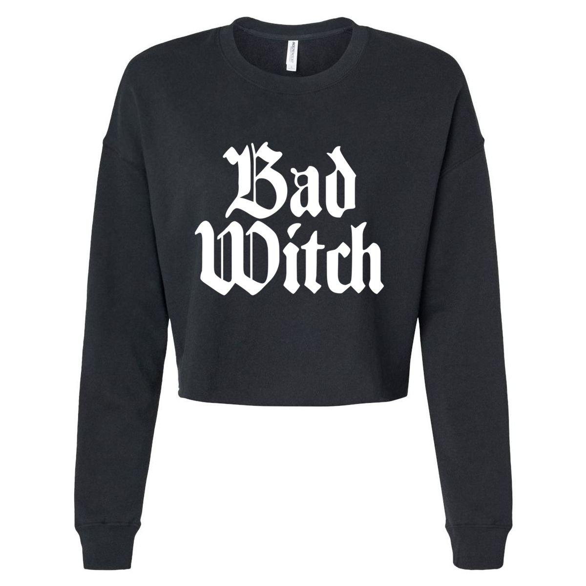 Bad Witch Good Witch Gothic Cool Gift Cropped Pullover Crew