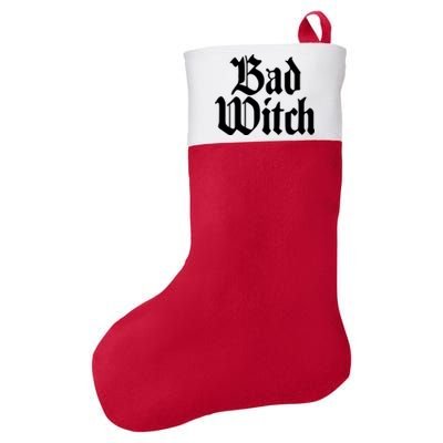 Bad Witch Good Witch Gothic Cool Gift Felt Holiday Christmas Stocking