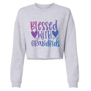 Blessed With Grand Gift Cropped Pullover Crew