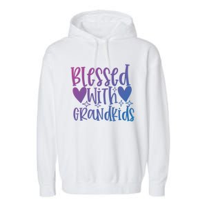 Blessed With Grand Gift Garment-Dyed Fleece Hoodie