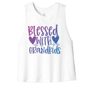 Blessed With Grand Gift Women's Racerback Cropped Tank