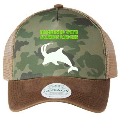 Burdened With Glorious Porpoise Legacy Tie Dye Trucker Hat
